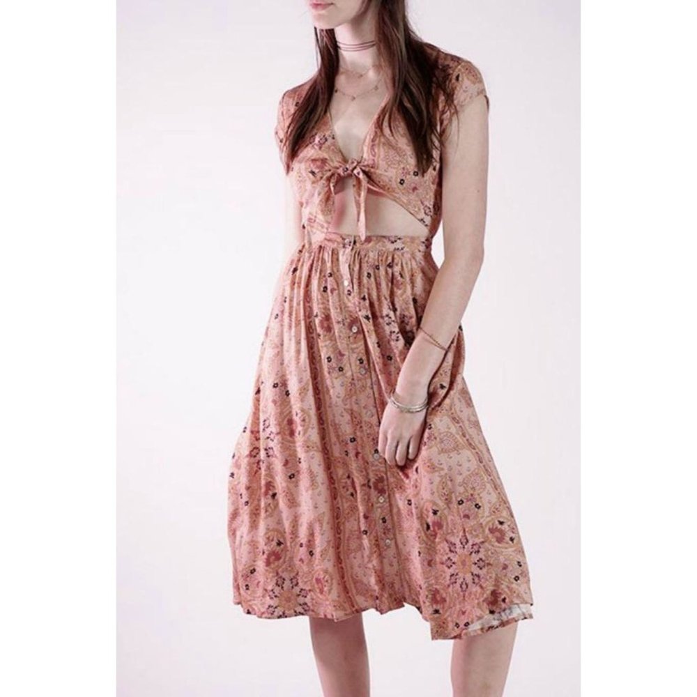 Knot Sisters Park Slope Tie Front Dress